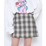 サイドプリーツチェックミニスカート | PUNYUS  | 詳細画像1 