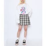 サイドプリーツチェックミニスカート | PUNYUS  | 詳細画像2 