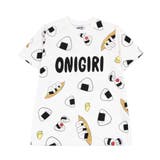 ブラック(おにぎり) | 【新サイズ】フード総柄Tシャツ | PUNYUS 