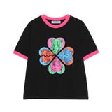 ブラック | 恋愛しようぜ若者ピチリンガーTシャツ | PUNYUS