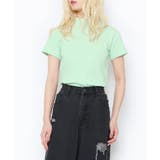 パステルハイネックリブTシャツ | PUNYUS | 詳細画像1