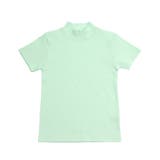 グリーン | パステルハイネックリブTシャツ | PUNYUS