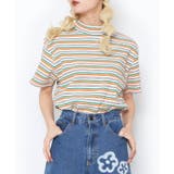 マルチボーダーハイネックリブTシャツ | PUNYUS | 詳細画像1