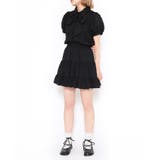 リボン付きシアー半袖ブラウス | PUNYUS | 詳細画像7