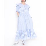 ギンガムチェックフリルロングワンピース | PUNYUS | 詳細画像8