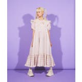 ギンガムチェックフリルロングワンピース | PUNYUS | 詳細画像6