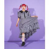 ギンガムチェックフリルロングワンピース | PUNYUS | 詳細画像4