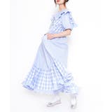 ギンガムチェックフリルロングワンピース | PUNYUS | 詳細画像10