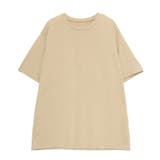 ベージュ | スリーブロゴ刺繍Tシャツ | PUNYUS