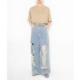 スリーブロゴ刺繍Tシャツ | PUNYUS | 詳細画像7