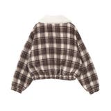 ボア襟チェック柄ブルゾン | PUNYUS  | 詳細画像31 