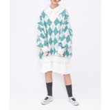 アーガイルＶネックニット | PUNYUS  | 詳細画像3 