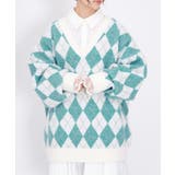 アーガイルＶネックニット | PUNYUS  | 詳細画像2 