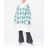 アーガイルＶネックニット | PUNYUS  | 詳細画像4 