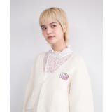 ロゴ刺繍ニットカーディガン | PUNYUS  | 詳細画像4 