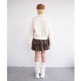 ロゴ刺繍ニットカーディガン | PUNYUS  | 詳細画像3 