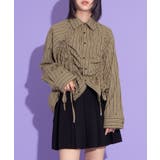 ドロストストライプシャツ | PUNYUS | 詳細画像4