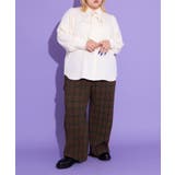 セルフカットチェックプリーツパンツ | PUNYUS  | 詳細画像2 