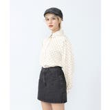 リボン付きドットブラウス | PUNYUS  | 詳細画像4 