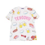 ホワイト | 【新サイズ】天国と地獄総柄Tシャツ | PUNYUS 
