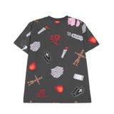 【新サイズ】天国と地獄総柄Tシャツ | PUNYUS  | 詳細画像18 