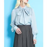 リボン付きブラウス | PUNYUS | 詳細画像1