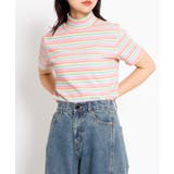 マルチボーダーハイネックリブTシャツ | PUNYUS | 詳細画像1