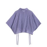 クロップド丈ドロストストライプシャツ | PUNYUS  | 詳細画像19 