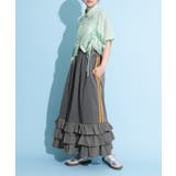 クロップド丈ドロストストライプシャツ | PUNYUS  | 詳細画像5 