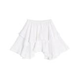 ホワイト | アシンメトリーミニスカート | PUNYUS