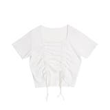 ホワイト | ドロストトップス | PUNYUS