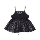 ブラック | 2WAYレースキャミチュニック | PUNYUS