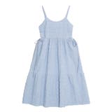 サックス | リボンポケットフクレワンピース | PUNYUS 