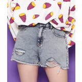 ダメージデニムショートパンツ | PUNYUS | 詳細画像1