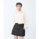 台形デニムミニスカート | PUNYUS | 詳細画像3