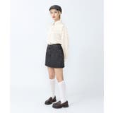 台形デニムミニスカート | PUNYUS | 詳細画像4