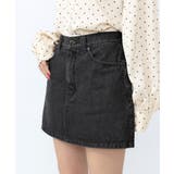 台形デニムミニスカート | PUNYUS | 詳細画像1