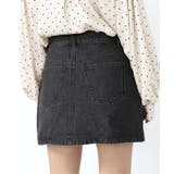 台形デニムミニスカート | PUNYUS | 詳細画像2
