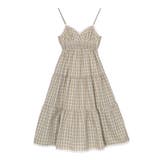 イエロー | チェック柄キャミワンピース | PUNYUS 