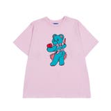 ピンク | ベアプリントTシャツ | PUNYUS 