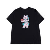 ブラック | ベアプリントTシャツ | PUNYUS 