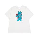 ホワイト | ベアプリントTシャツ | PUNYUS 