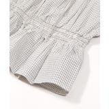 チェック柄パフスリーブブラウス | PUNYUS | 詳細画像10