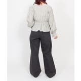 チェック柄パフスリーブブラウス | PUNYUS | 詳細画像6