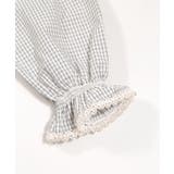 チェック柄パフスリーブブラウス | PUNYUS | 詳細画像9