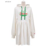 ホワイト | サイゼリヤロゴパーカーワンピース | PUNYUS
