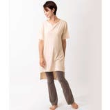 ベージュ | ルーパ LOOPA キーネックワンピース | Puravida