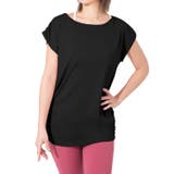 ブラック | ヨガウェア トップス ロング丈 | Puravida