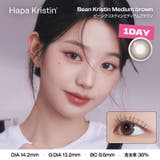 ビーンミディアムブラウン(hk12) | Hapa Kristin 1day | QUEEN EYES