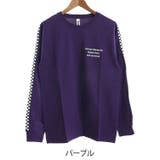 袖テープチェッカー ロンT | MODISH GAZE | 詳細画像8